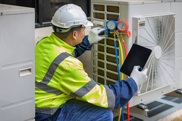 Professional Air Conditioning Repair technician working in Ben Wheeler, TX